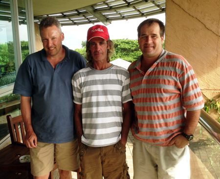 Volker Buley, Niall Stuart & David Callick.