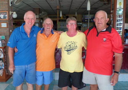 Friday’s top 4: John, Don, Cottee and Barney.