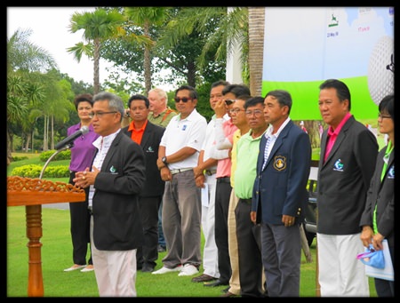 Kullatorn Mesommonta (Mike) welcomes competitors to sectional qualifying for this year’s Caddie Championship at Siam Plantation.