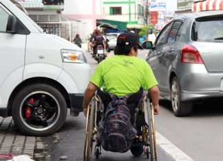 Most of the road is now safe to travel along - but then there are areas where it is not so safe.