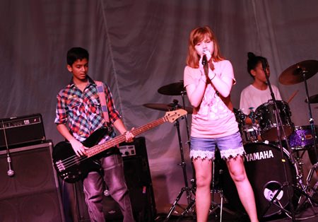 This Year 7 band impressed everyone with their debut performance.