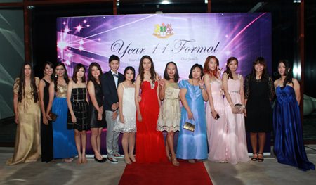 Students celebrated with their teachers at the Hilton.