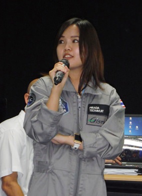 Pirada talks about her future mission into space.