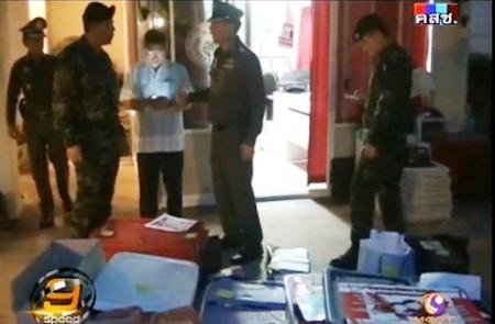 Authorities found a cache of weapons at this house in Bang Saen.