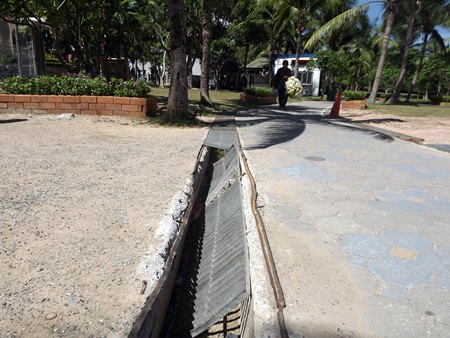 Amongst other complaints, Naklua residents have asked city fathers to replace drainage covers damaged by heavy trucks in the area.