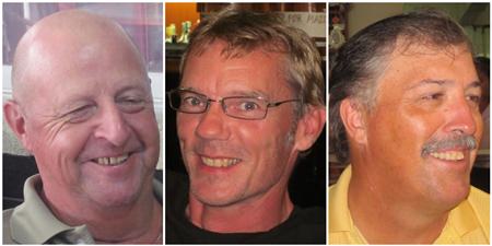 Mike Hill,  Jon Batty and Hal Hart.