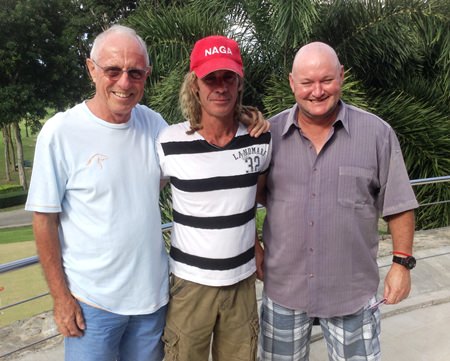 Ken Hole, Niall Stuart & Peter Bye.