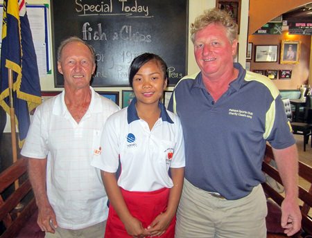 Daryl Evans and Maurice Roberts with one of Bert’s finest.