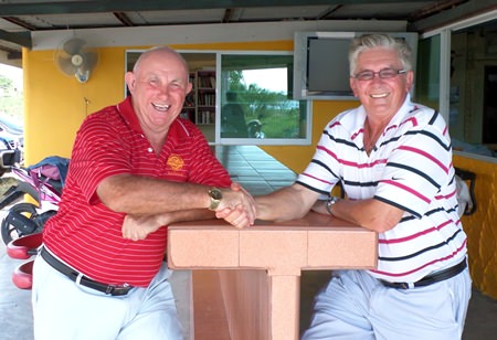 Jeff and John - two of the Courtyard Cavaliers.