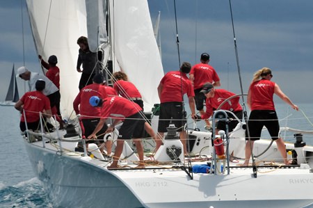 Neil Pryde’s HiFi on its way to the IRC Zero title.