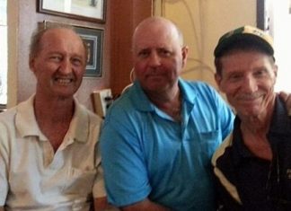 Daryl Evans, Bob Watson and Tom Cotton.