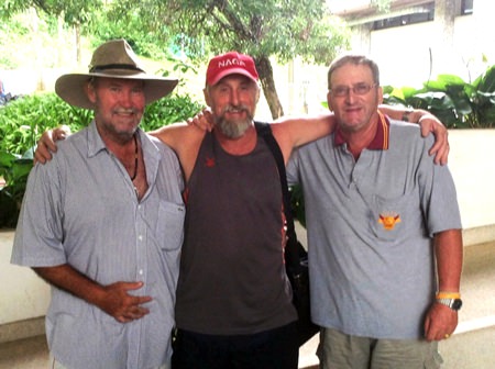 Ian Steele, Rocky Lawson & Peter Blackburn.