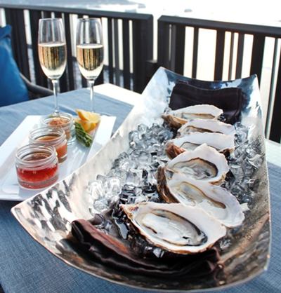 Oyster & Bubble promotion at Horizon restaurant.