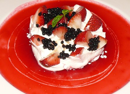 The evening was worth it for the strawberries alone!