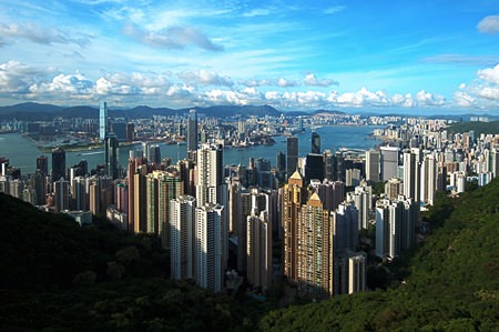 Hong Kong boasts the most expensive skyscraper space in the world according to a new index released by Knight Frank. (Photo/Chensiyuan/Wikipedia Commons)