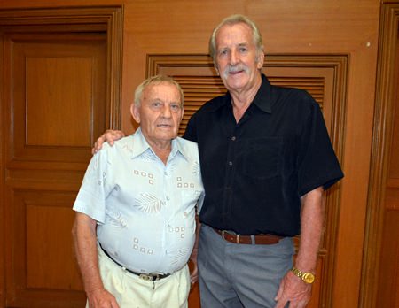 Bernie Tuppin and William Macey, two great humanitarians whose dedication for charity projects knows no bounds.