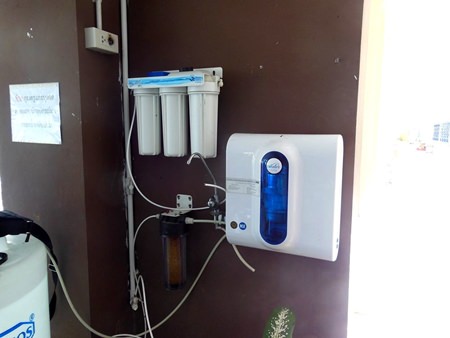 One of the old water filters.