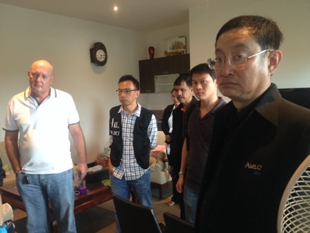 Johannes Petrus Maria van Laarhoven (left) and his wife Mingkwan Kaen-in (not shown) have been arrested on drug and money laundering charges.