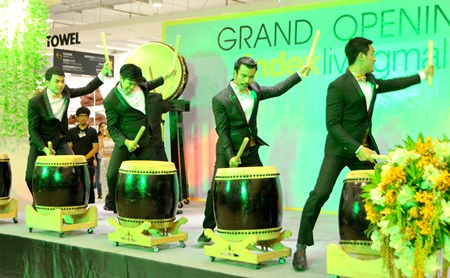 Wild drummers got everyone’s blood flowing during the opening ceremony.