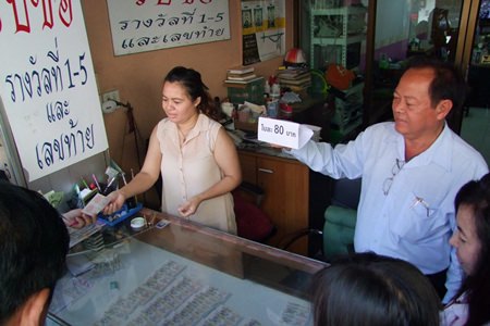 Deputy Treasurer Worawait Saisuphatpol said the National Council for Peace and Order had ordered lottery-ticket prices set at 80 baht in Bangkok and surrounding provinces.