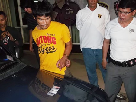 Pattaya police arrested Wirat Phophon for possession of illicit drugs.
