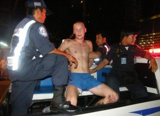 This unidentified drunk Russian was arrested for allegedly assaulting a pregnant woman, molesting another and then attacking police.