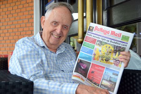 PCEC member Gary Hacker said that he has been reading Pattaya Mail newspaper every week since he came to live in Pattaya and said that Pattaya Mail is the best media for expats living in town and he wishes Pattaya Mail to be with Pattaya City forever.