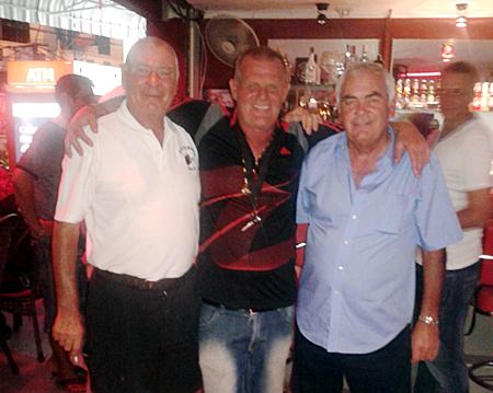 Peter and Freddy with friend.