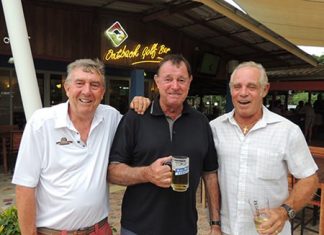 (From left): Eddy Beilby with Bruce McAdam and Stefan Hoge.