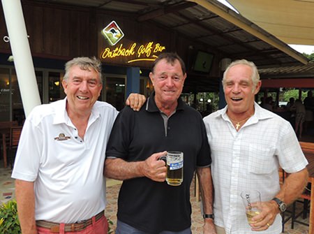 (From left): Eddy Beilby with Bruce McAdam and Stefan Hoge.