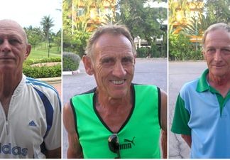 (From left) Grenville Hill, Bryan Priestley and Chris Voller.