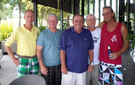 Auke, Gerry, Phil, Sel and Pottsy in Khao Yai.