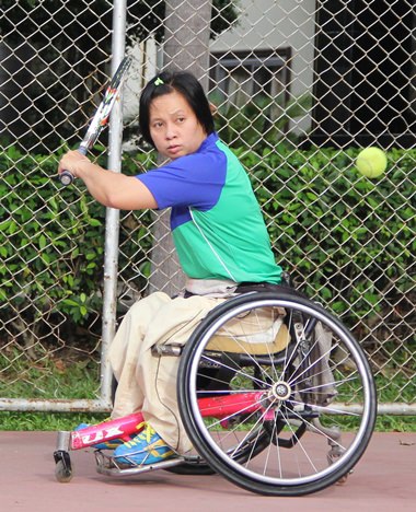 Wheelchair tennis - not as easy as it looks.
