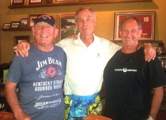 Walter Baechli (centre) wins the lot.