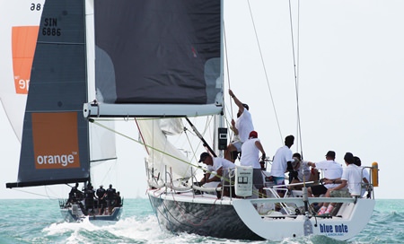 Foxy Lady VI led from start to finish to win the IRC Racing I title at their first attempt. (Photo/MarineScene.asia)