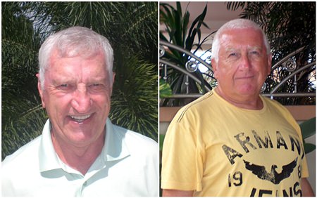 (From left) Laurie Bevan and Andy Rich.