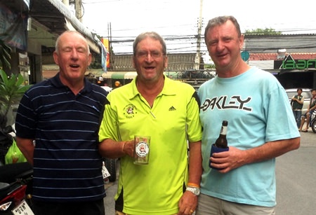 Ian Parry, Peter Blackburn & Dave Fletcher.