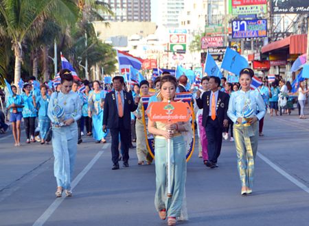 Local Lions Clubs parade together on August 12th.