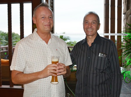 Tony Dobbie, IT Director of Autospecs Y.K. and Keith Wilson, Managing Director of Beautiful Villa.