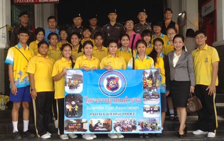 High-school students were given a taste of life on the beat when area Tourist Police enlisted them to work with foreigners.