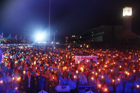 Tens of thousands of people made a pilgrimage to Bali Hai to show their loyalty to HM Queen Sirikit on her birthday last year.