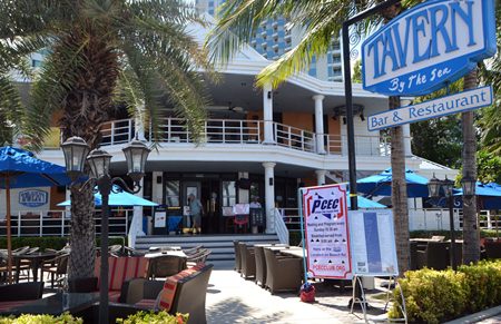 This PCEC logo and sign is on display every Sunday morning in front of the Amari’s Tavern by the Sea Restaurant on Beach Road. The Club is proud of its record of having met continuously every Sunday since March of 2001 to serve Pattaya’s Expat community.