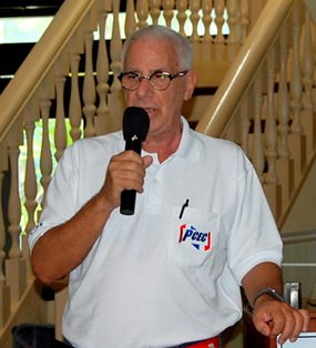 PCEC Master of Ceremonies Richard Silverberg brings everyone up to date on club activities and upcoming events.