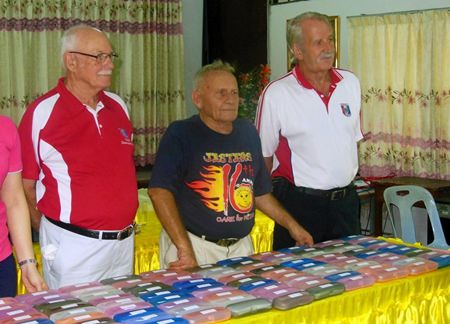 Nigel and William of PSC and Bernie from Jesters