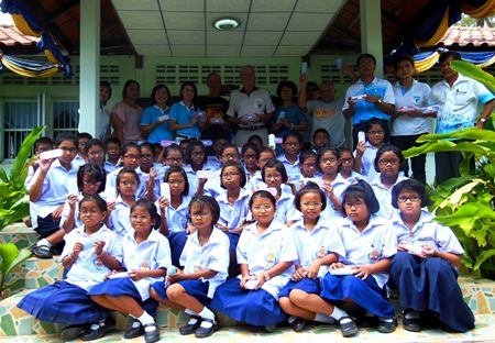 The children say thank you to all concerned.