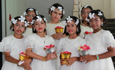 The flower girls.
