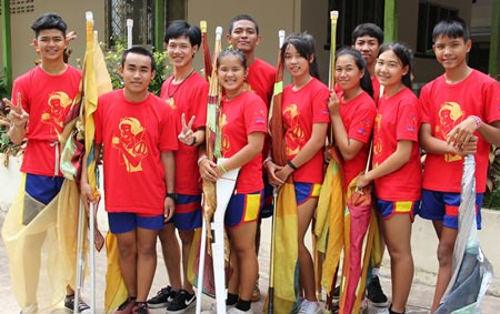 The Pattaya Colour Guard.