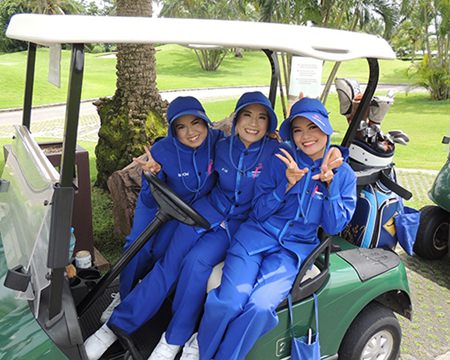 A trio of smiles at Thai Country Club.