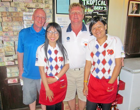 Tuesday’s winners with two of Bert’s finest.