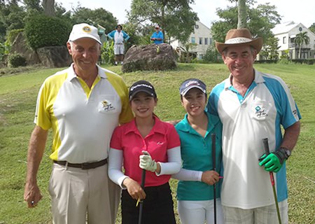 David & Rose with Tim & Paew.